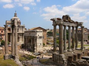 Ruins of the Roman forum.