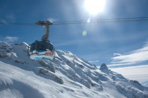 Titlis cable car in Switzerland.