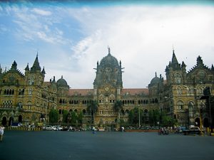 Train station in Mumbai
