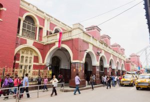 Exterior of Howrah Junction in Kolkata