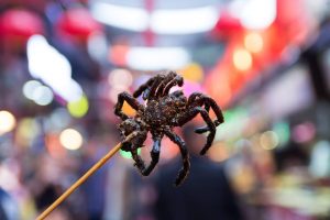 deep-fried tarantulas are a Cambodian delicacy