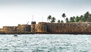 Ancient fort in Maharastra along the Arabian Sea