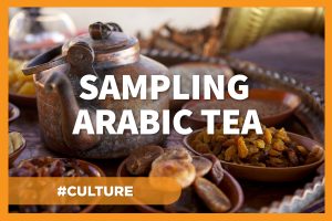 sampling arabic tea