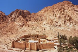 Mount Sinai with St. Catherine's Monastery at the Base