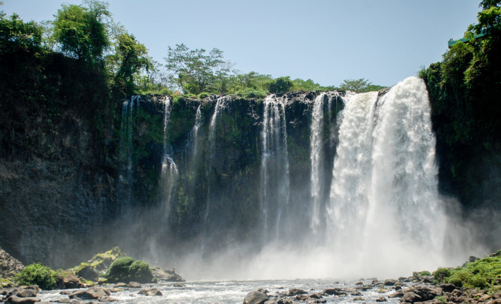 a waterfall in Eyipantla Falls, Mexico which was the film locations that can be tour with Jaya Travel and Tours on location blog series.