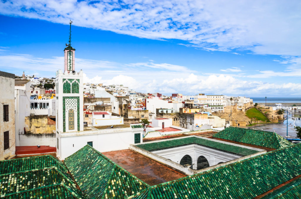 a view of the old medina in tangier where parts of the jason bourne series was filmed and can be toured with Jaya Travel & Tours.