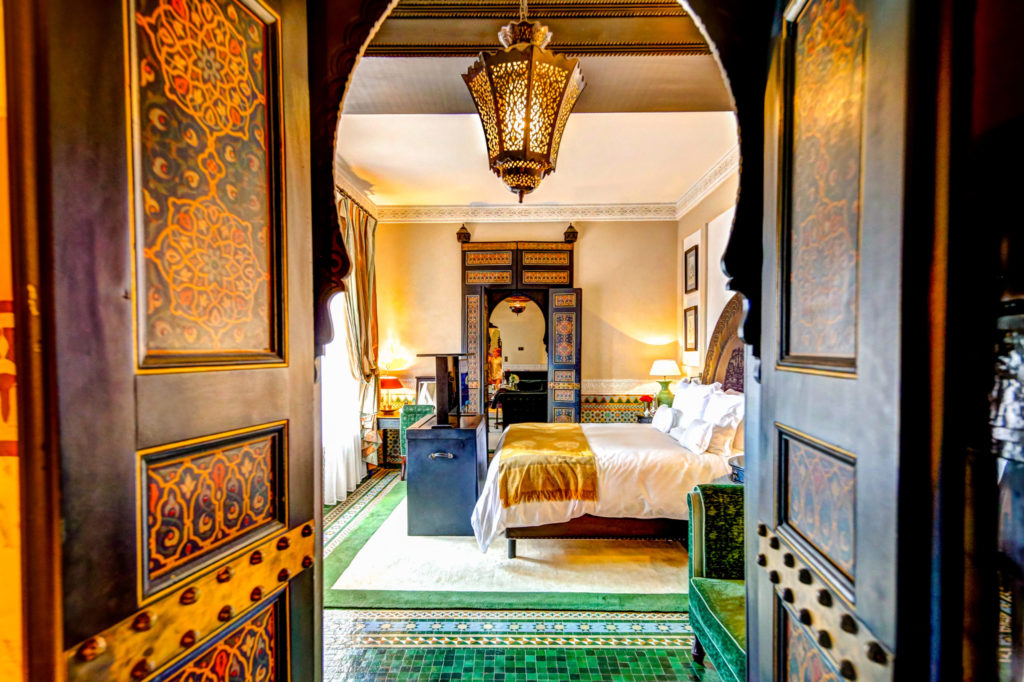 the hotel room in Marrakech that is the movie locations of the mummy and where Jaya Travel & Tours can book overnight reservations at.