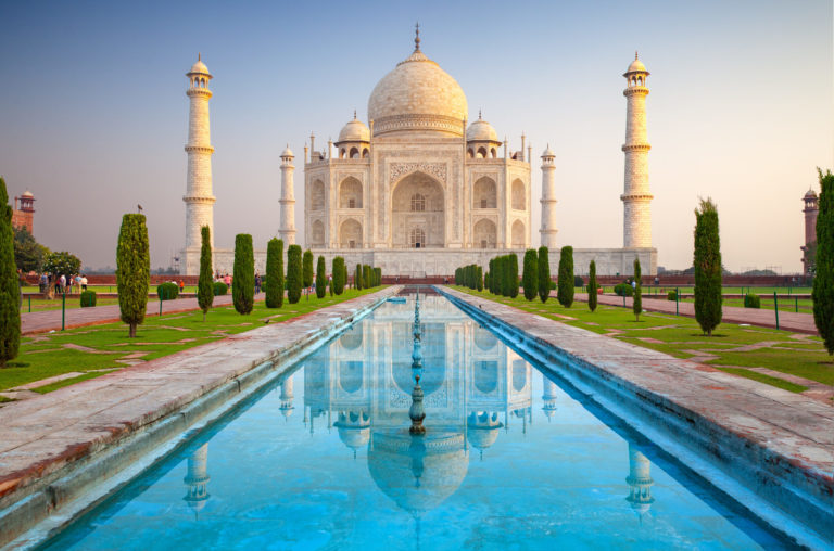 The Taj Mahal is a beautiful temple in India and the site of multiple film locations.