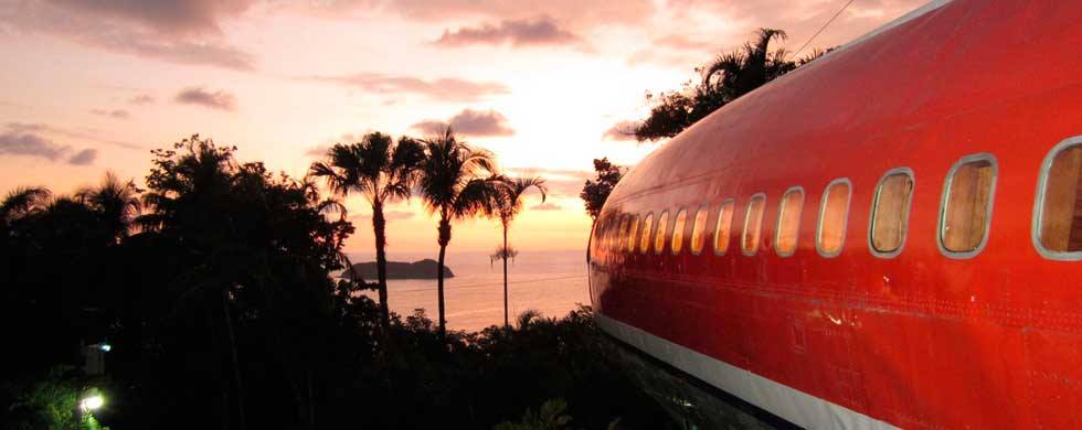 travel to one of the most unique hotels ever with Jaya, where a restored plane is used as a hotel room and you can tour the beautiful suite that is plane themed.