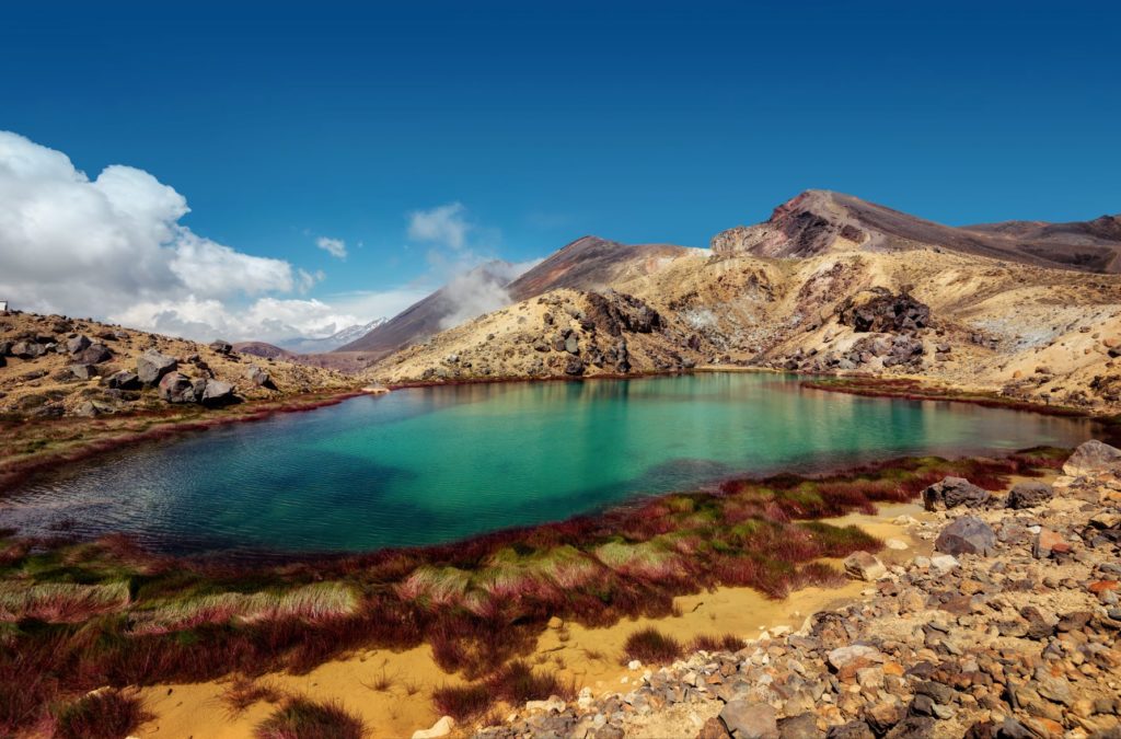 The Tongariro Alpine Crossing in New Zealand where the movie locations and film locatios for Hunt for the Wilderpeople from Jaya Travel and Tours On Location series.