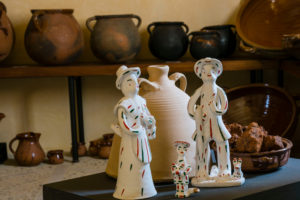 hand made art and handi crafts at museu del fang in mallorca spain where indigenous paraguayan art is displayed.