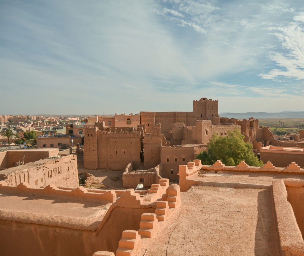 the red stone town of kasbas taourirt which was the film destination of gladiator.