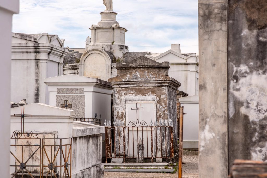 This image featured in "Celebrate Halloween Around the World" Jaya Travel & Tours features the New Orleans St. Louis No. 1 Cemetery and the grave of famous Voodoo queen Marie Laveau.