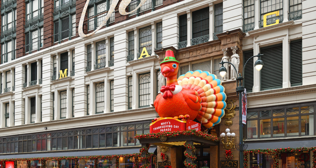 Featured in Jaya Travel & Tours blog article "Thanksgiving Day Parades in the US" which shows Macy's Thanksgiving Day Parade in New York City.