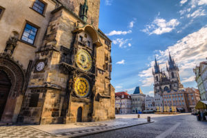 Prague old town square and Astronomical Clock Tower Prague Cze - Jaya Travel & Tours The Prague old town square and Astronomical Clock Tower, Prague, Czech Republic on this Jaya Travel & Tours Jewels of Eastern Europe Group Tour.