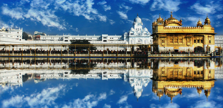 The Golden Temple (Harmandir Sahib) in Amritsar, Punjab, India on Jaya Travel & Tours Gurudwara Sikh Pilgrimage tour.