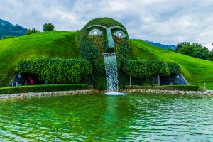 Featured in Jaya Travel's 13-day Europe tour, Grand Exclusive Europe, and the 15-day europe tour, Grand Wonders of Europe, this image shows Swarovski Kristallwelten in Innsbruck.