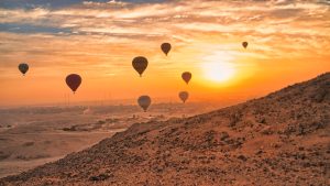 Day 8 - OPTIONAL Hot Air Balloon Ride Luxor - Egypt Group Tour Jaya Travel Tours