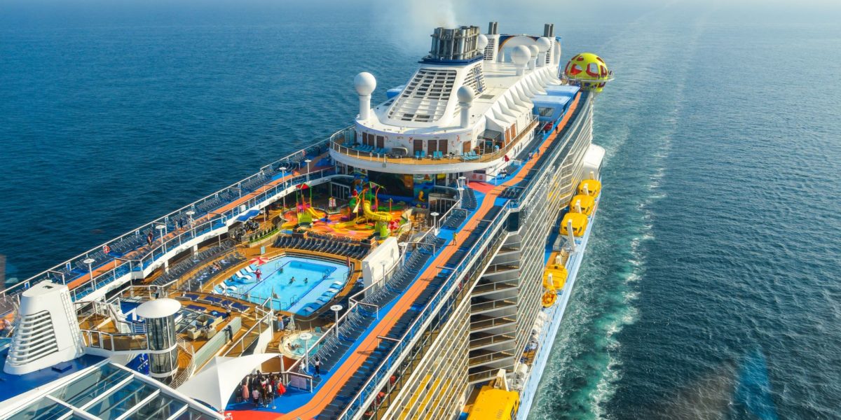 The Royal Caribbean cruise ship has tons of onboard activities for travelers when they book a cruise with Jaya Travel & Tours.