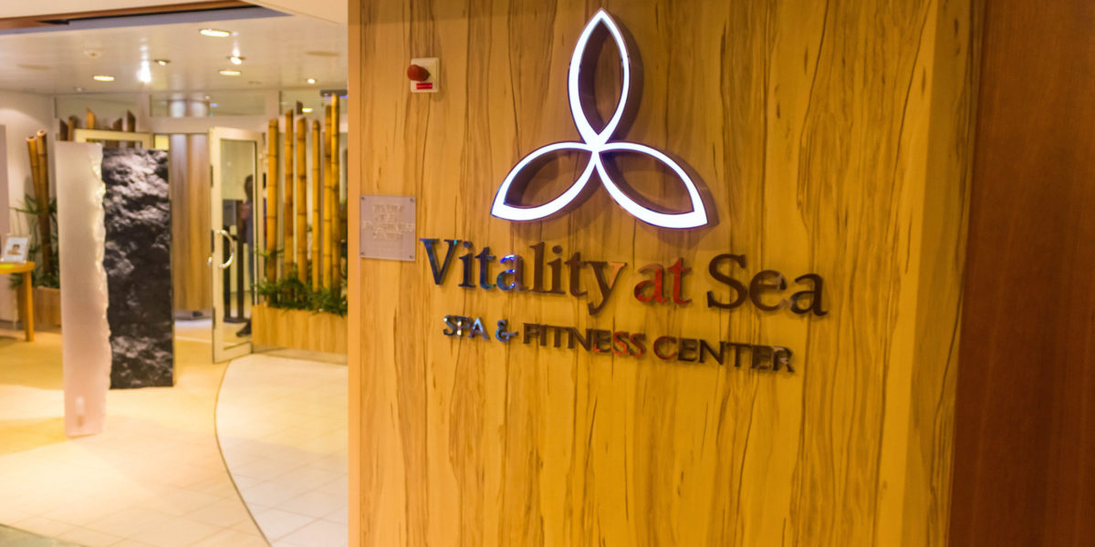 the vitality at sea spa onboard the Royal Caribbean cruise ship