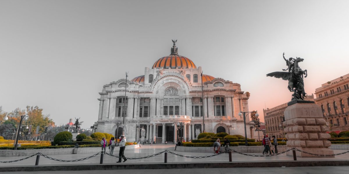 The historic center of Mexico city, Mexico where multiple movies have been filmed, including in the James Bond film locations.